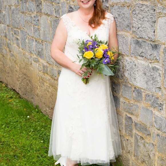 Sincerity Wedding Dress Tea Length - Picture 4 of 4